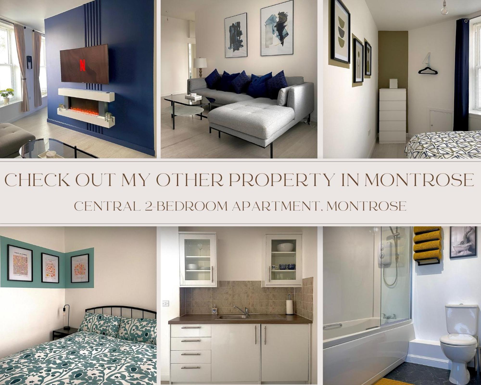 Bright 2-Bedroom Apartment With Parking In Montrose Luaran gambar